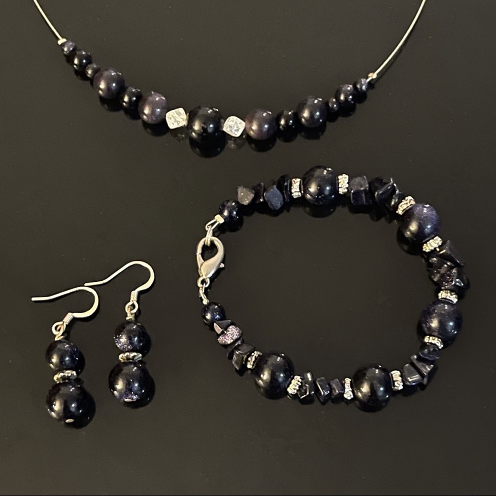 ✨Stunning Goldstone Jewelry Set 🇫🇷